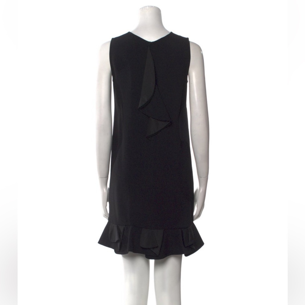Miu Miu Vintage Black Ruffle Hem Mini Dress - Picture 3 of 3